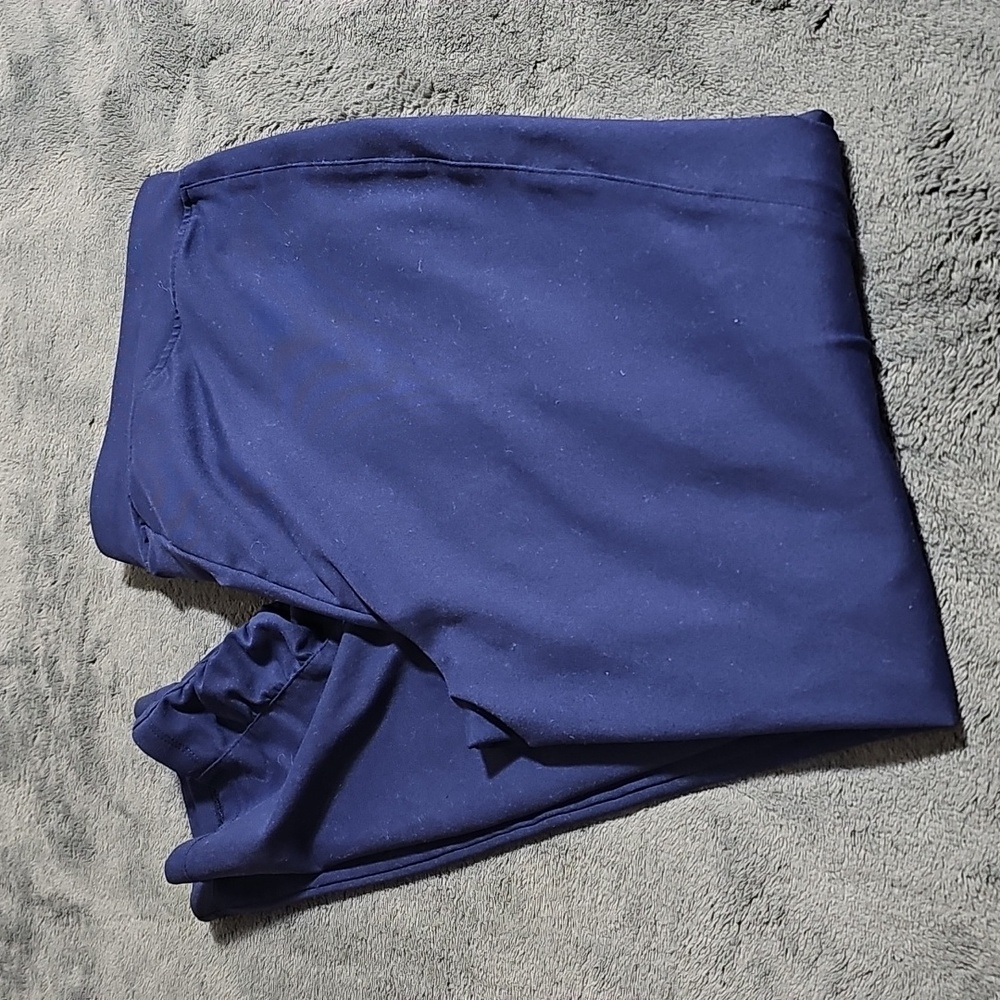Zenergy By Chicos Athleisure Pull On Pants Elastic Waist Blue Size 2 US L - Picture 9 of 9